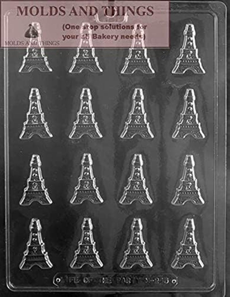 Eiffel Tower Chocolate candy mold with Â© molding Instructions